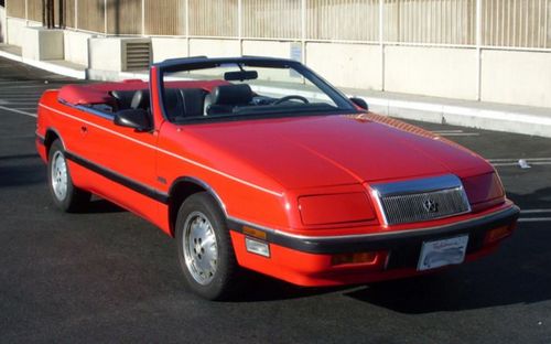 Chrysler le baron cabriolet 1988 #3